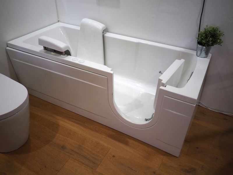 Walk-In Tub with Door